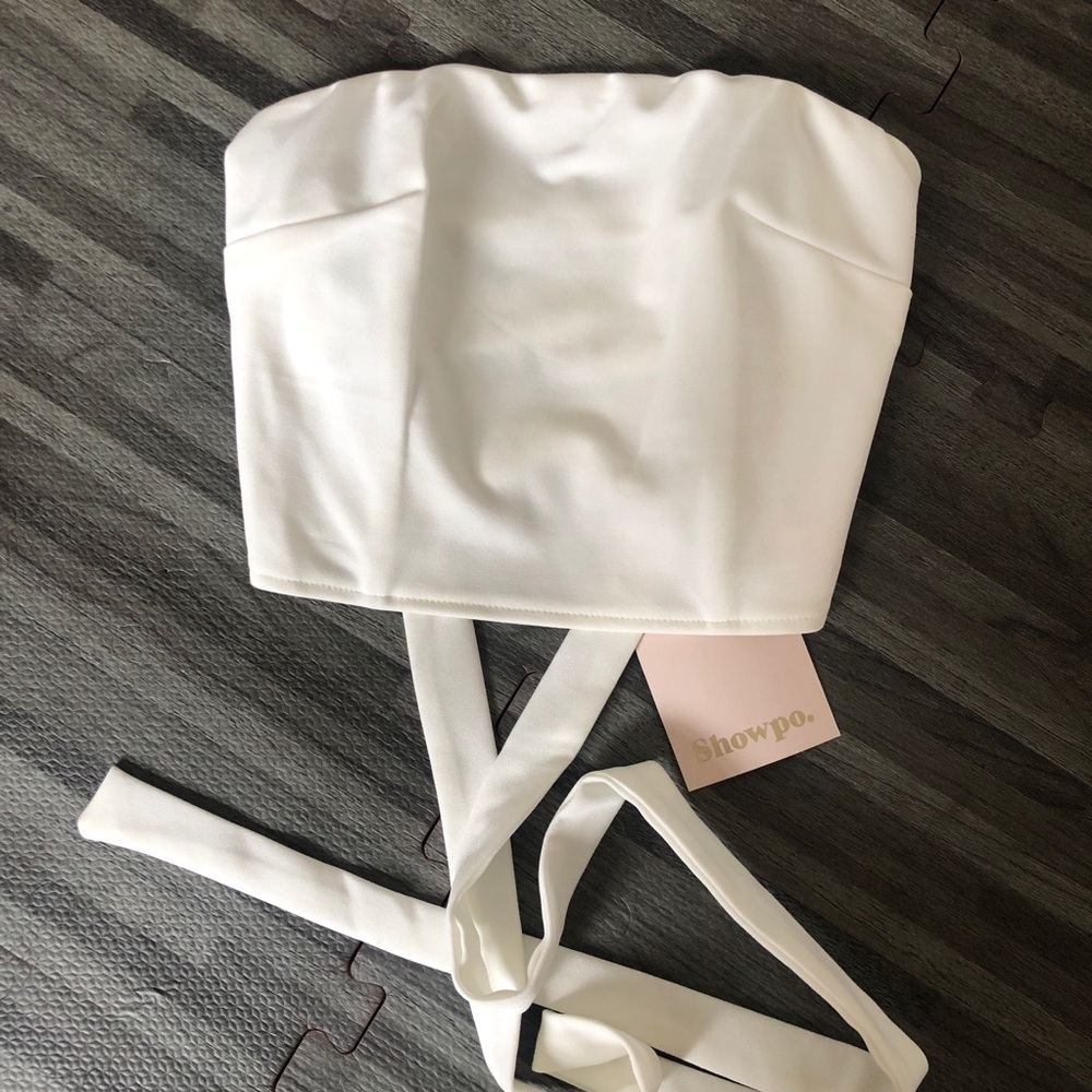 White Crop Top